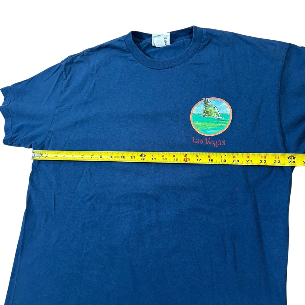 Jimmy Buffetts Margaritaville Las Vegas T-Shirt Adult XL Nevada Phins Up Blue - Picture 5 of 8